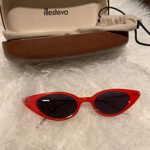 illesteva cat eye sunglasses